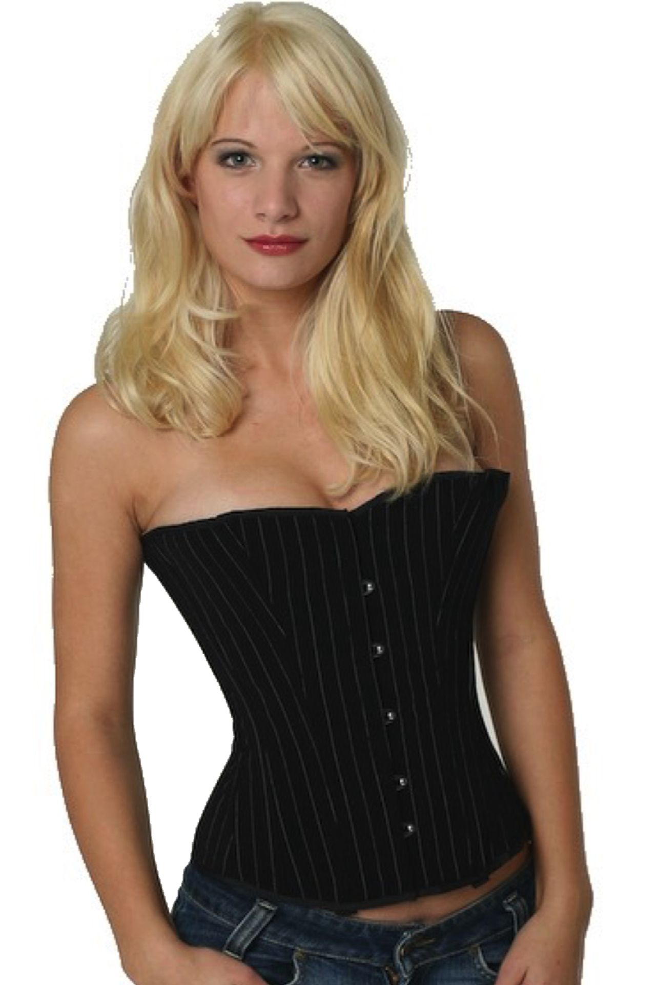 Corse rayado medio pecho corset xh66