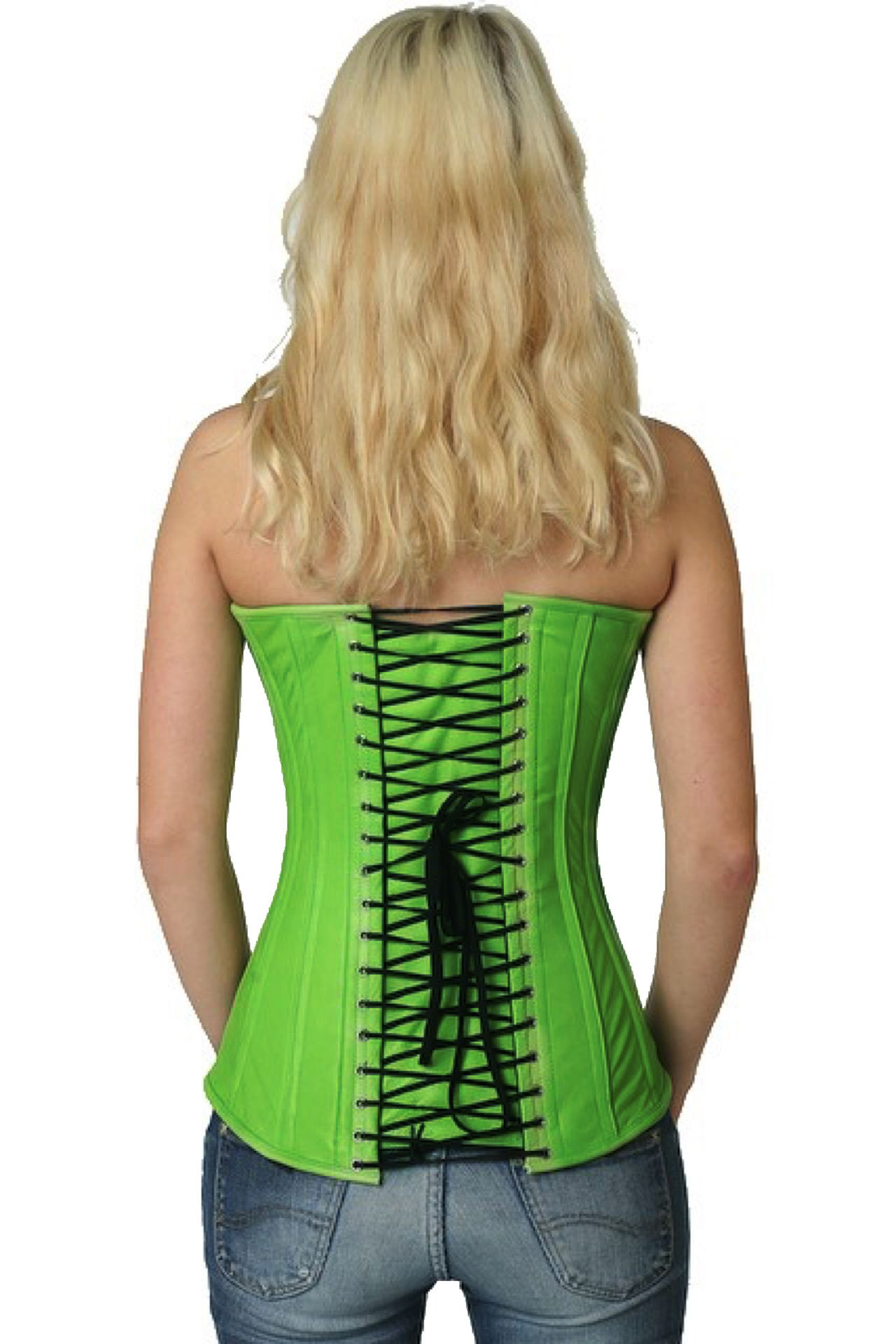 Korsett grün Leder Vollbrust Korsett grün Leder Vollbrust