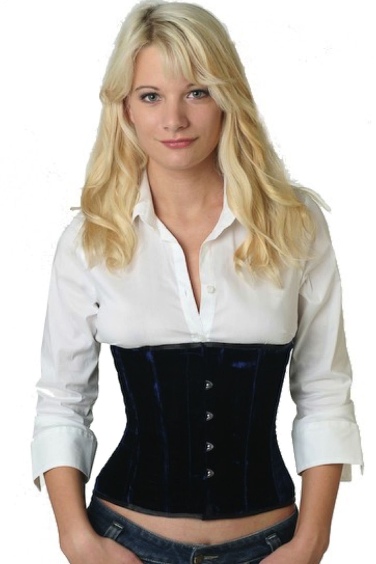 Corsetto in velluto viola contenitivo Corsetto in velluto viola contenitivo