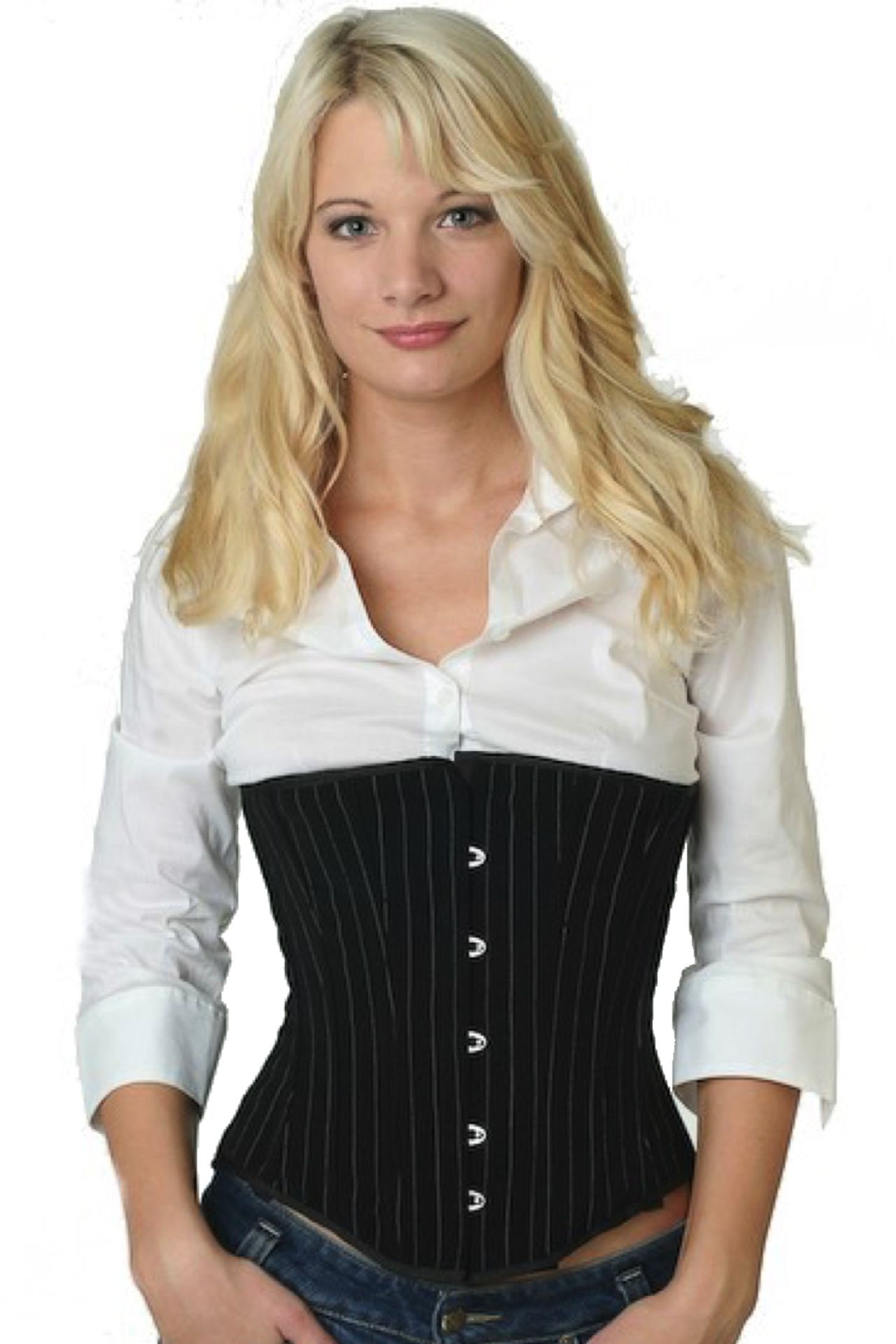 Corse rayado bajo pecho corset xu66