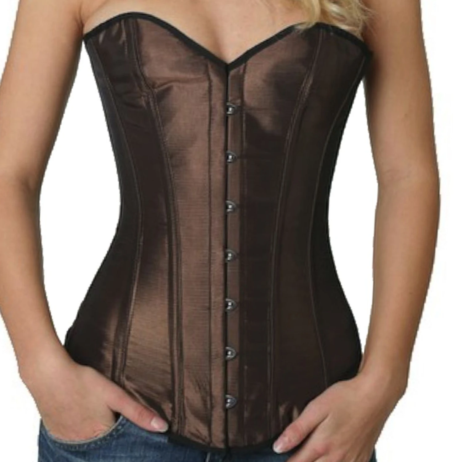 Korsett Te Brunt Sateng Overbust sy04 Korsett Te Brunt Sateng Overbust sy04