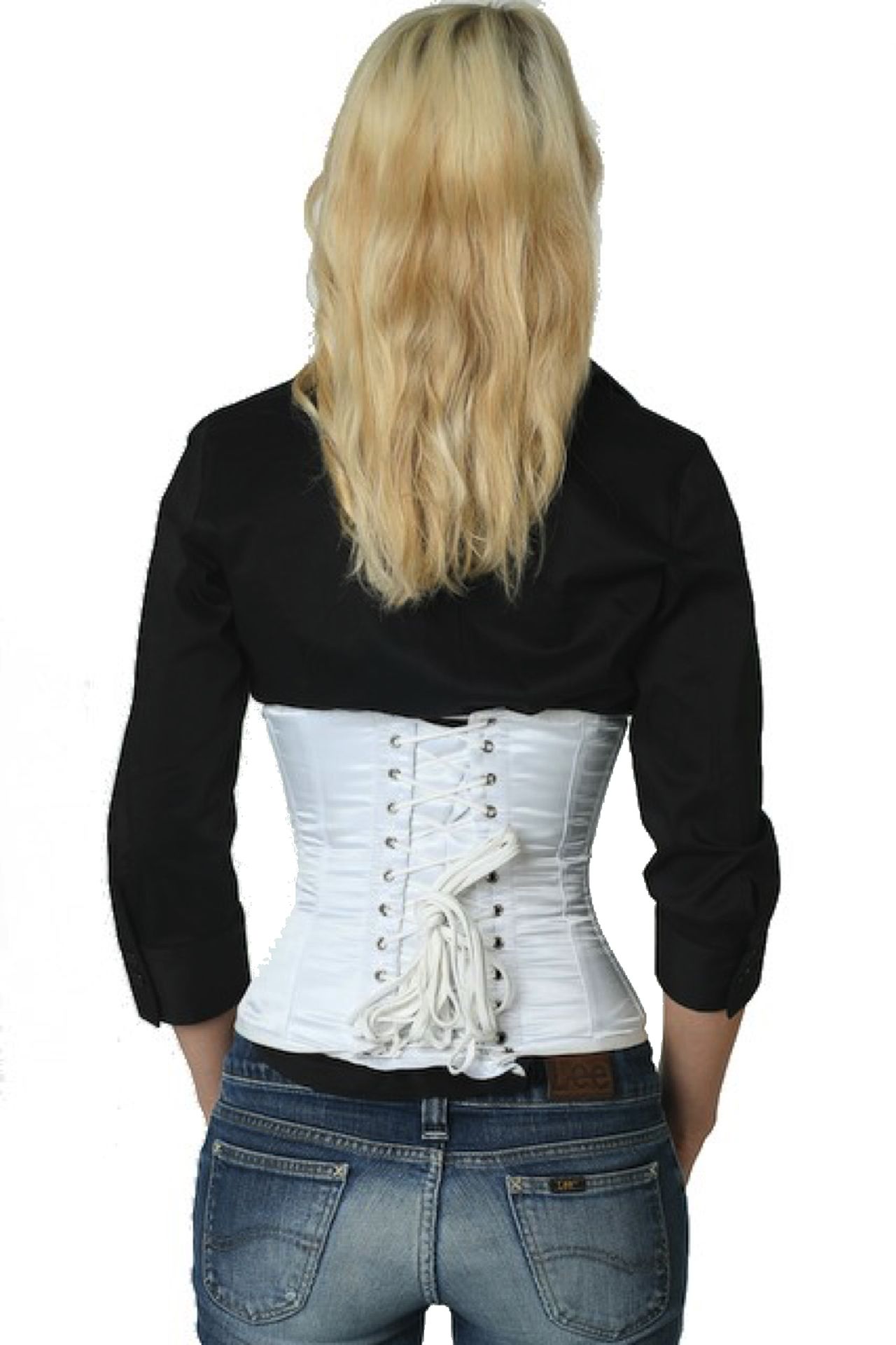 Korsett weiß Taillenkorsett Korsett weiß Taillenkorsett