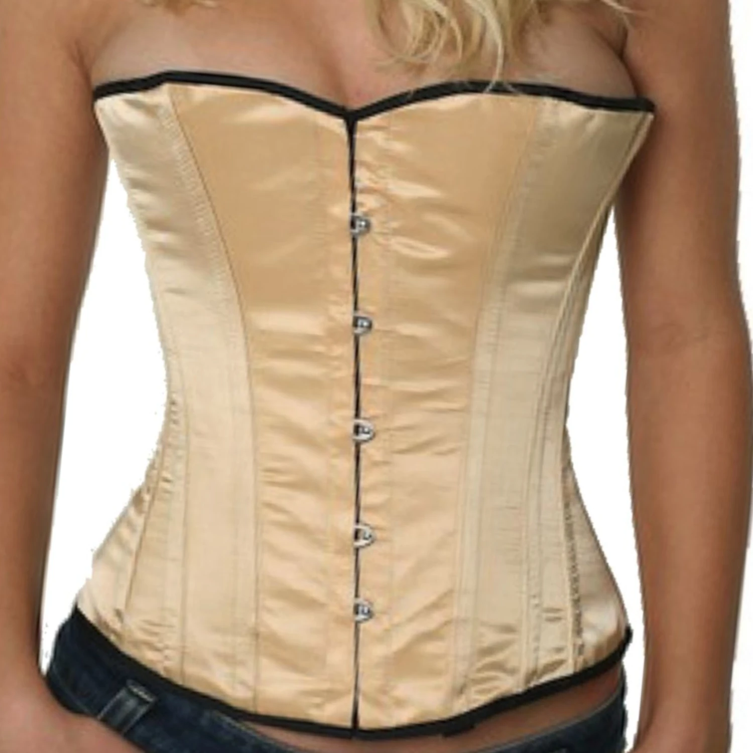 Korsett Beige Sateng Half bust sh11 Korsett Beige Sateng Half bust sh11